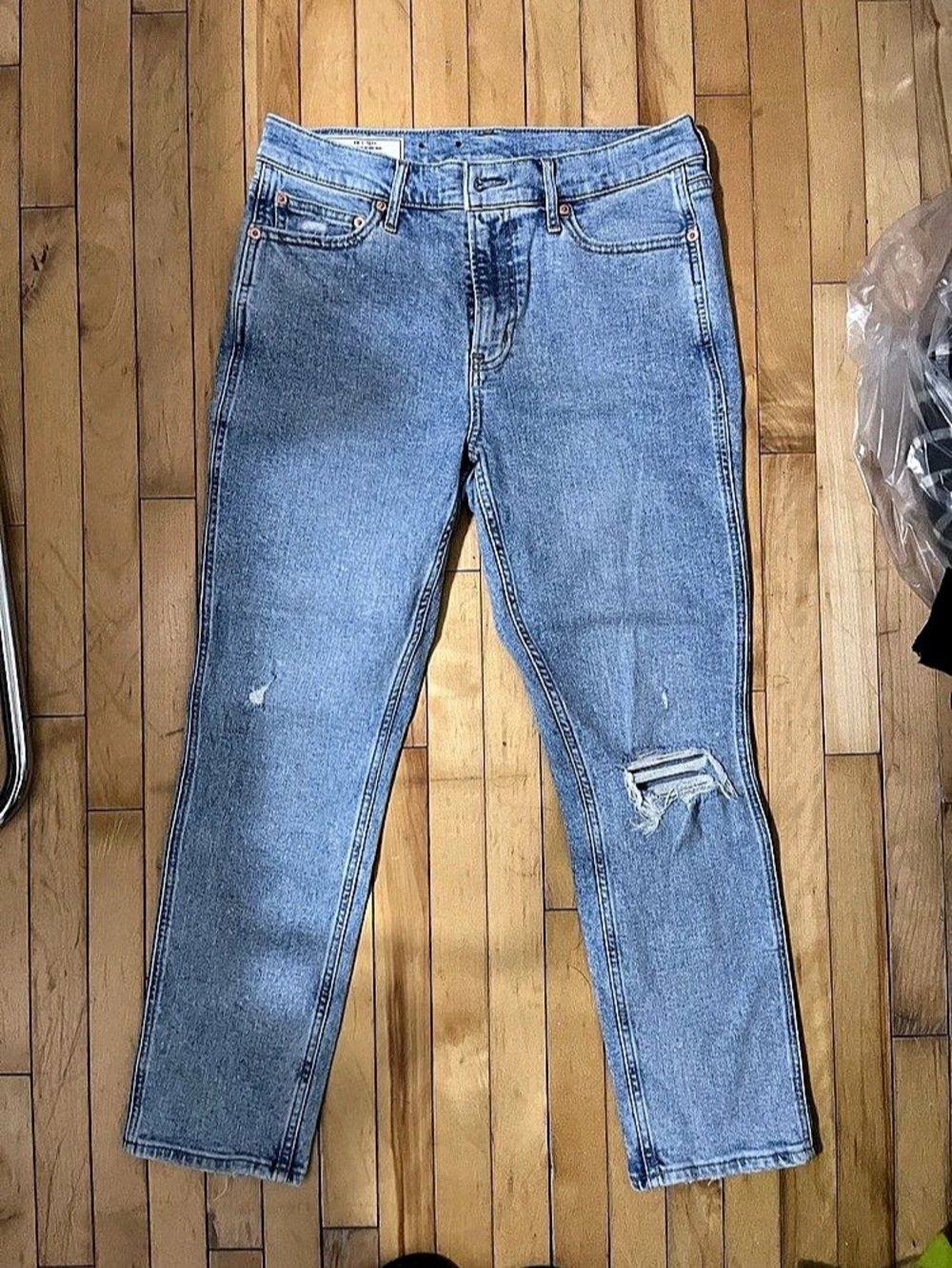 Gap Mid Rise Vintage Slim Jeans Women's Waist 30 Blue